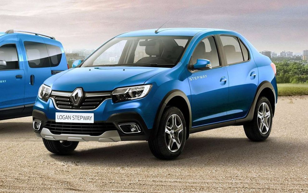 Renault Logan 2014 синий