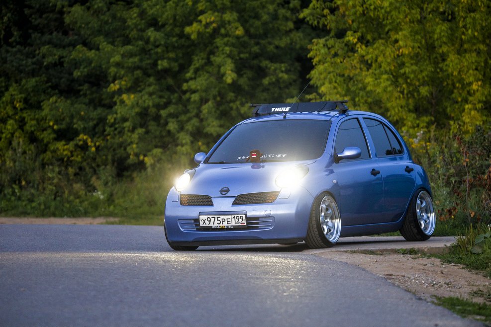 Nissan March k12 stance