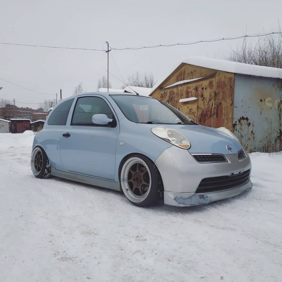Ниссан Микра 2008 черный