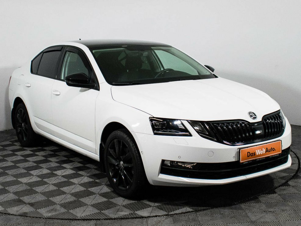 Skoda Octavia 2017 белая