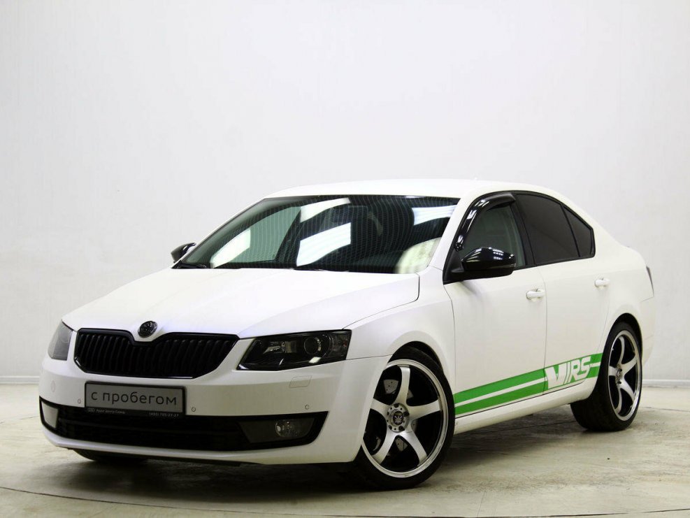 Skoda Octavia 2013 белая