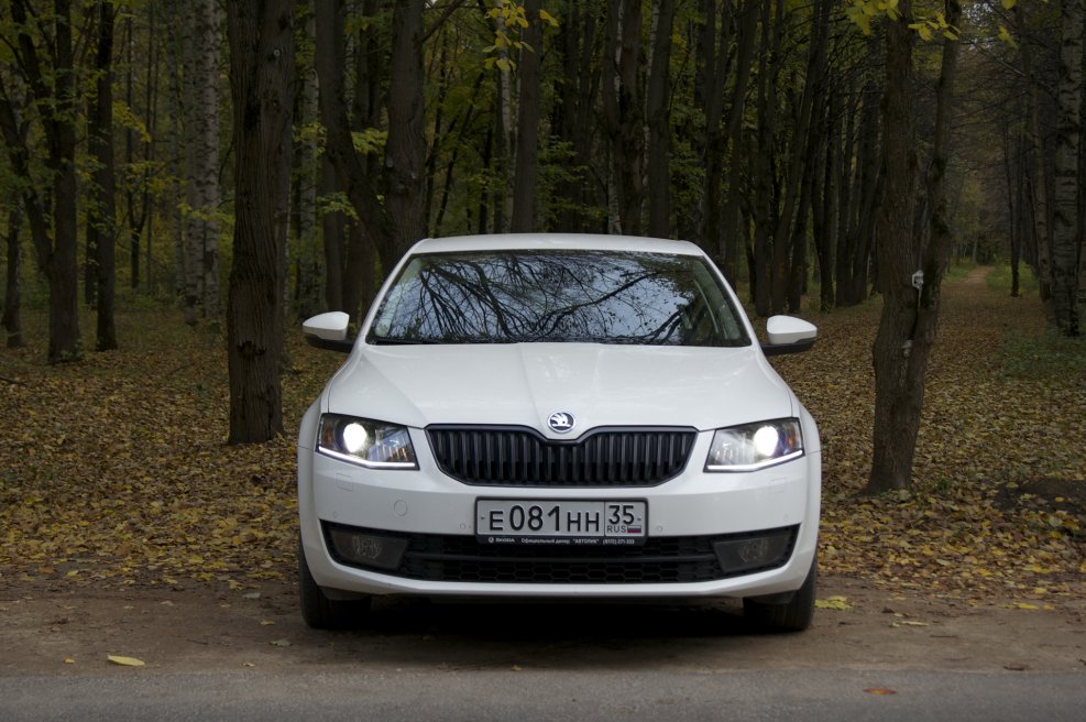 Škoda Octavia а5 дорест белая