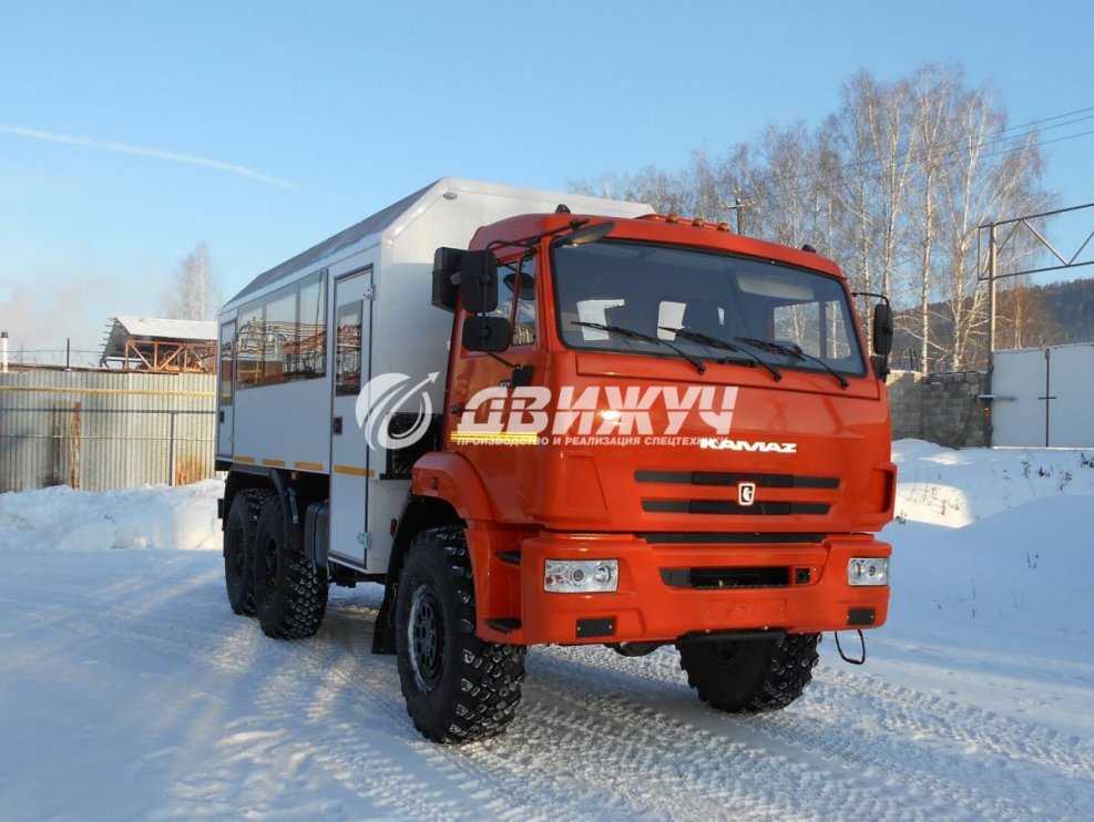 КАМАЗ вахтовка 6 на 6