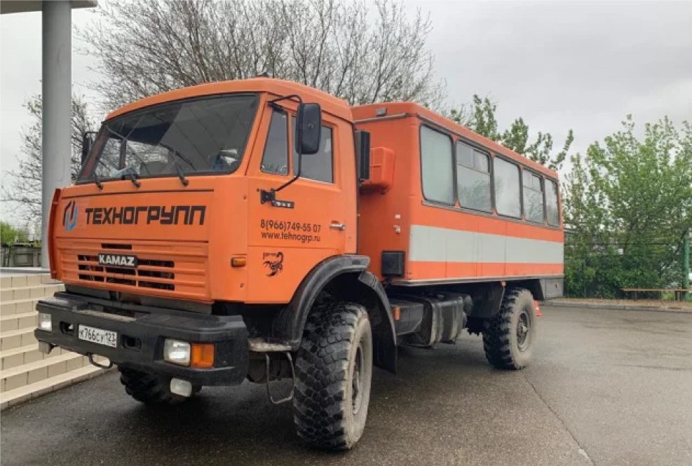 КАМАЗ вездеход 6х6 вахтовка