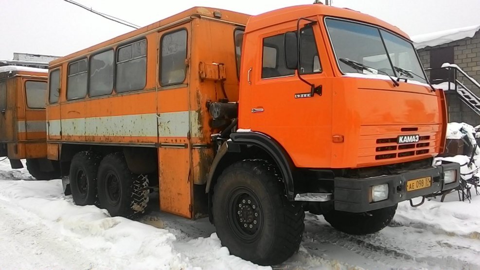 КАМАЗ вездеход 6х6 вахтовка