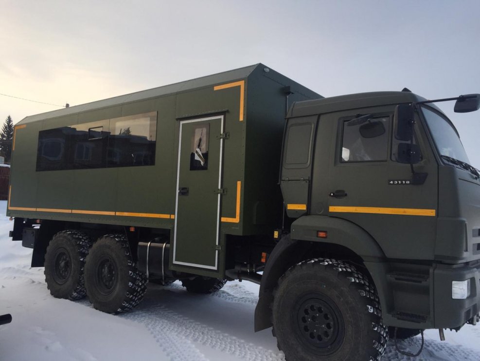 КАМАЗ 43118 военный кунг