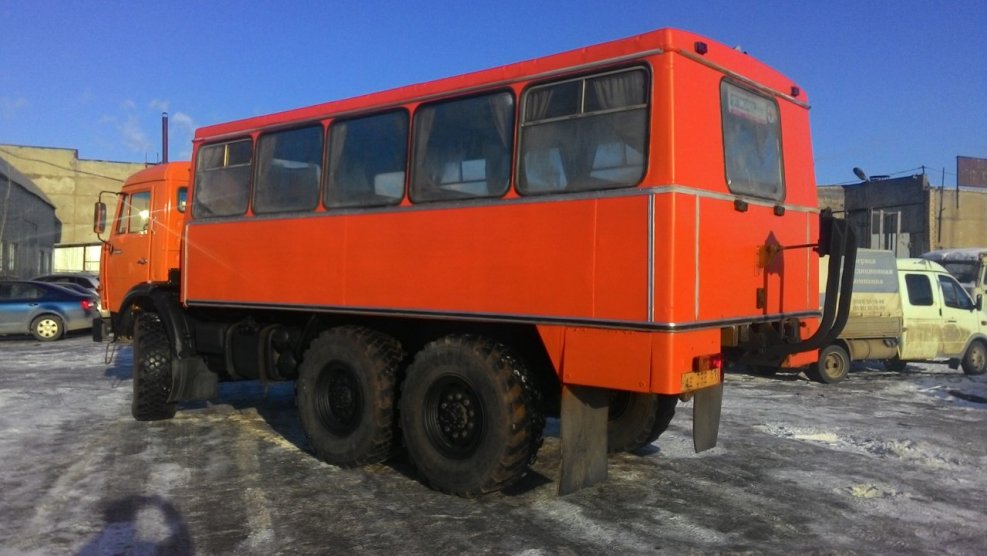 КАМАЗ вездеход вахтовка кабина