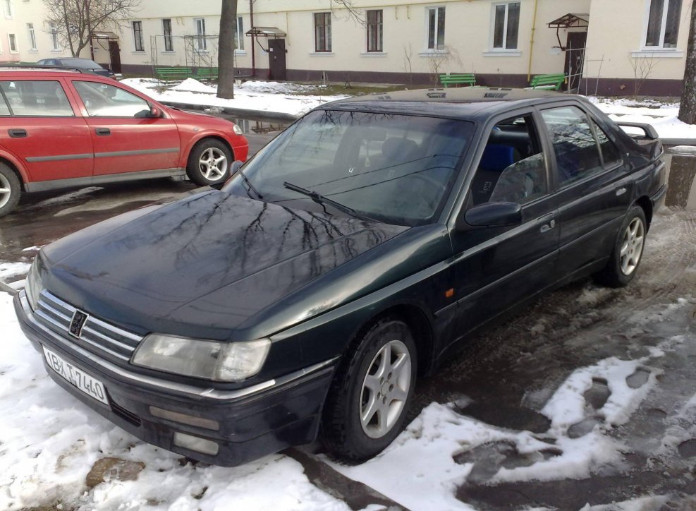Воздуховоды на задний салон Пежо 605
