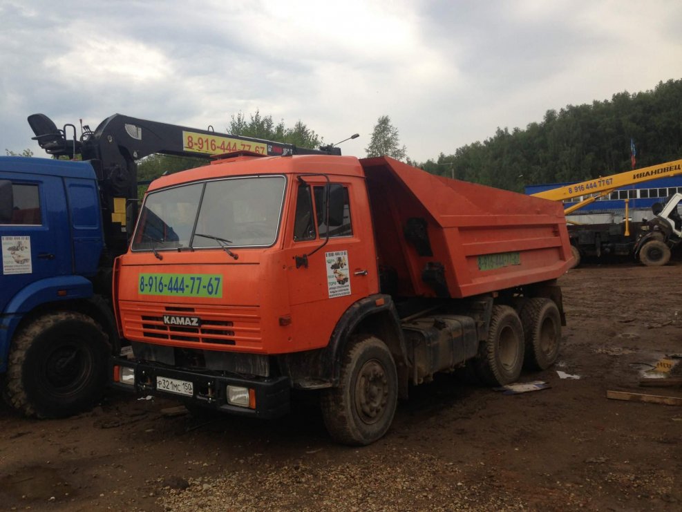 КАМАЗ 55111 выгрузка кукуруза 17