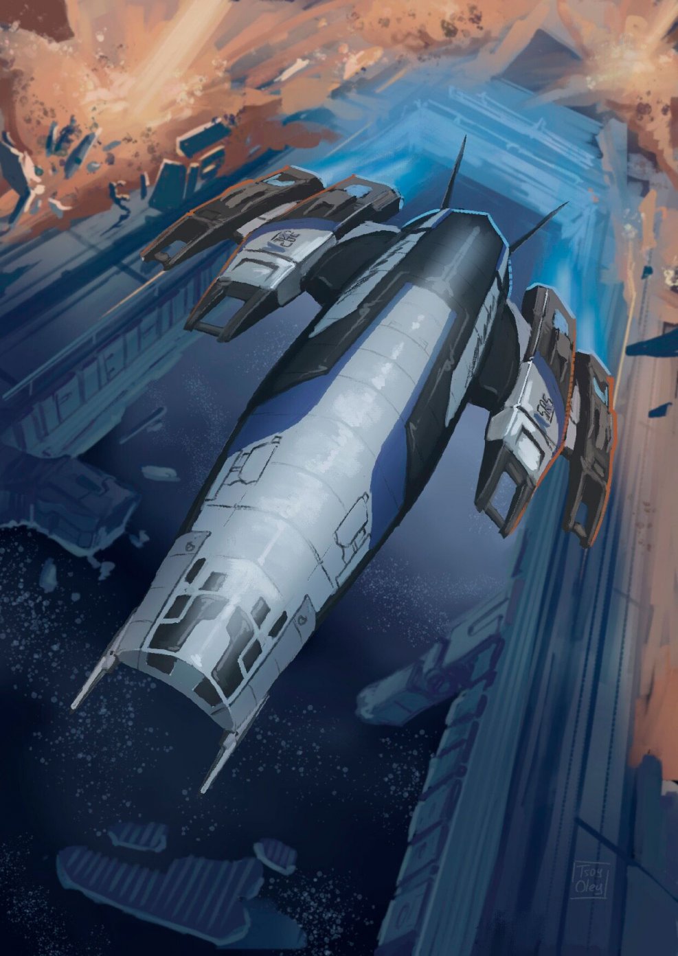 Нормандия корабль Mass Effect