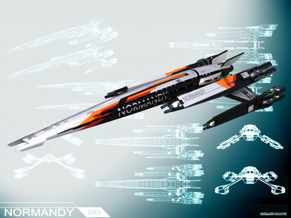 Нормандия Mass Effect sr3