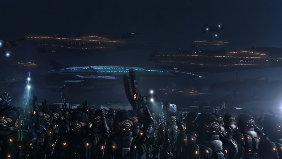 Нормандия Mass Effect 3 Art