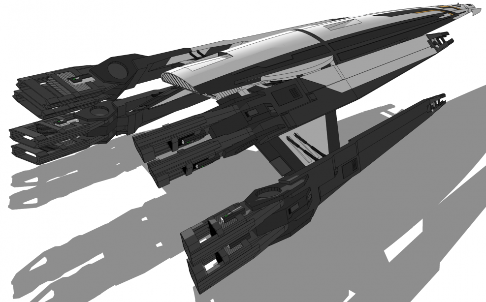 Корабль Нормандия Mass Effect 2