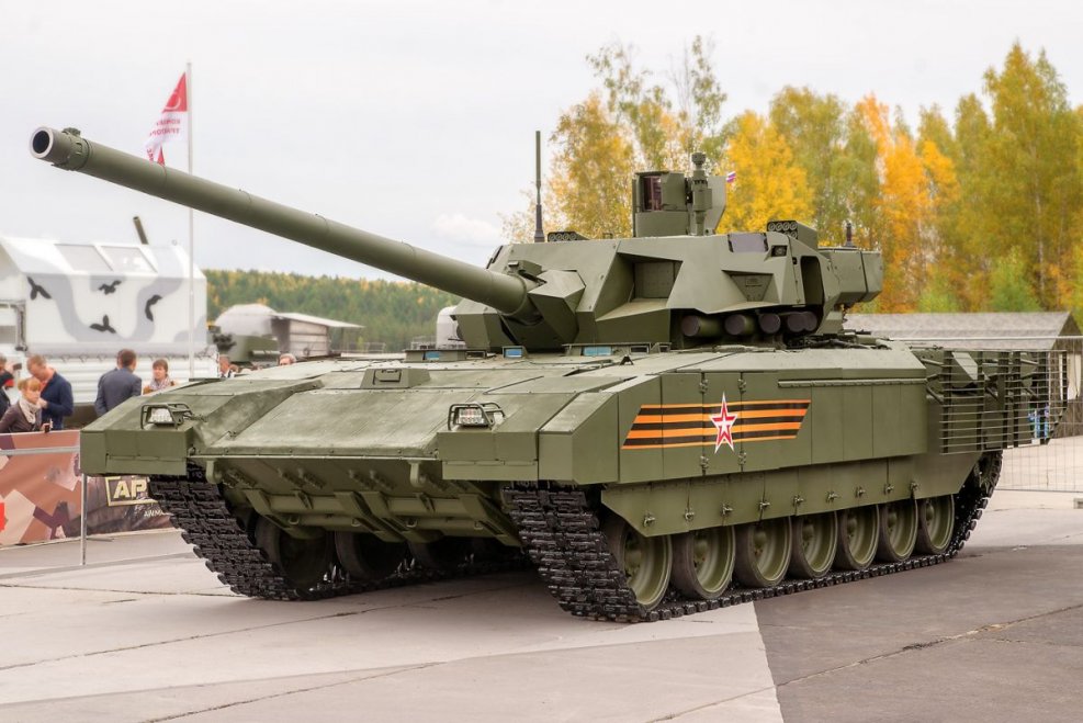 Сборная модель "российский боевой танк "т-14 "Армата" звезда