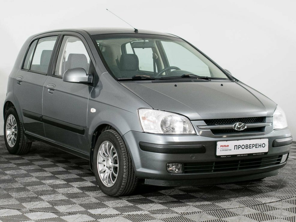 Hyundai Getz 2008 года голубой цвет