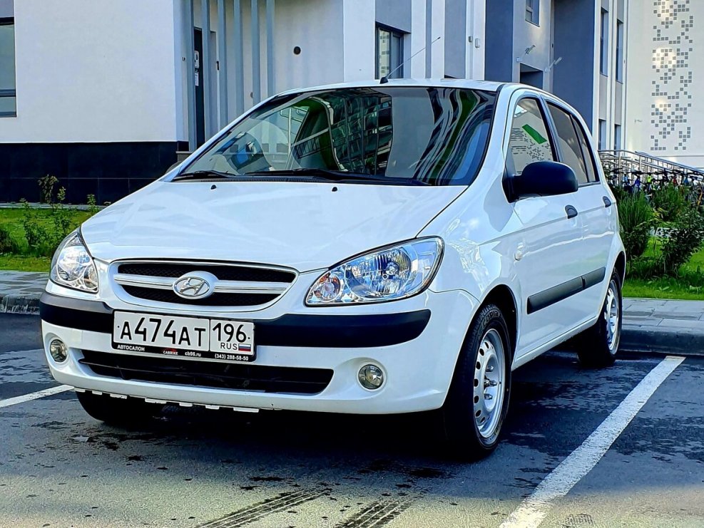 Hyundai Getz 2010 белая