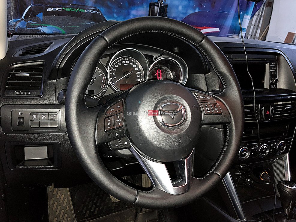 Mazda cx5 Оплетка на руль