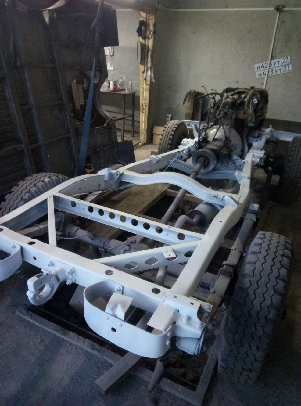 УАЗ на раме ГАЗ 6 на 6
