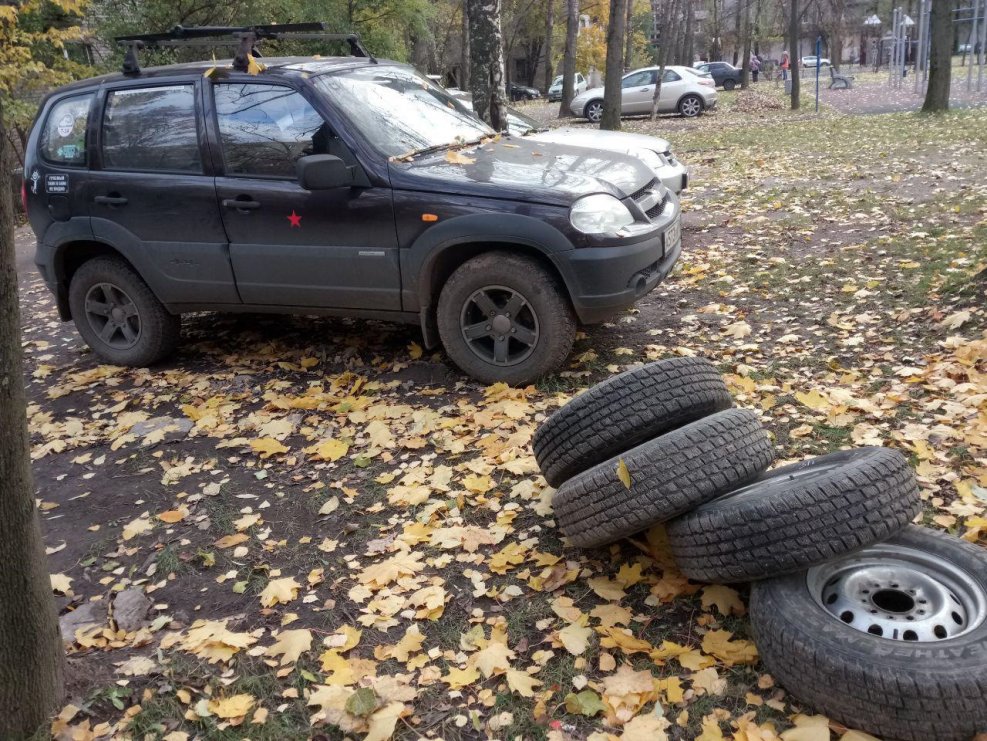Шевроле Нива на резине 20575-16