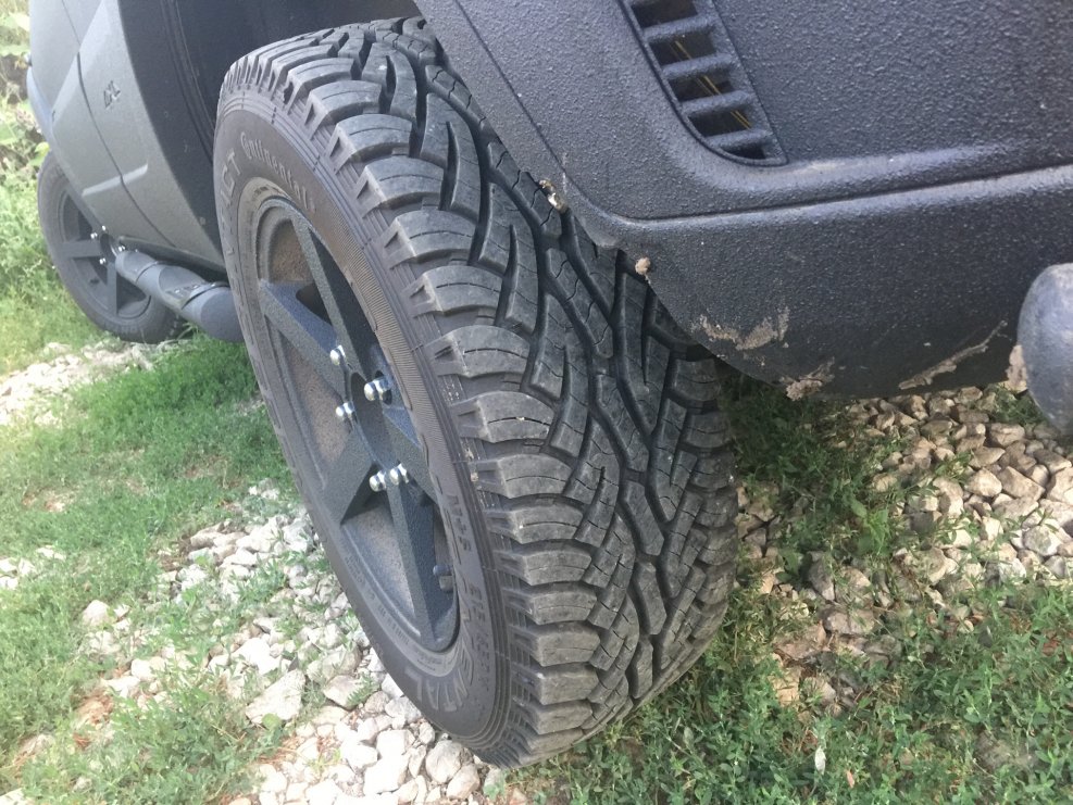 Continental Cross contact at 215/65 r16
