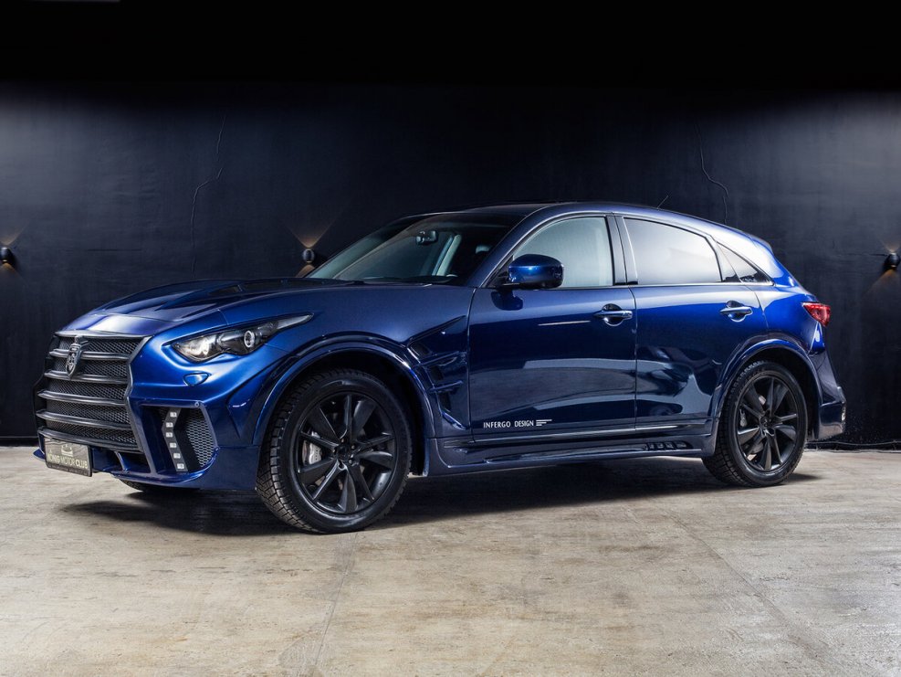 Infiniti qx70 синий