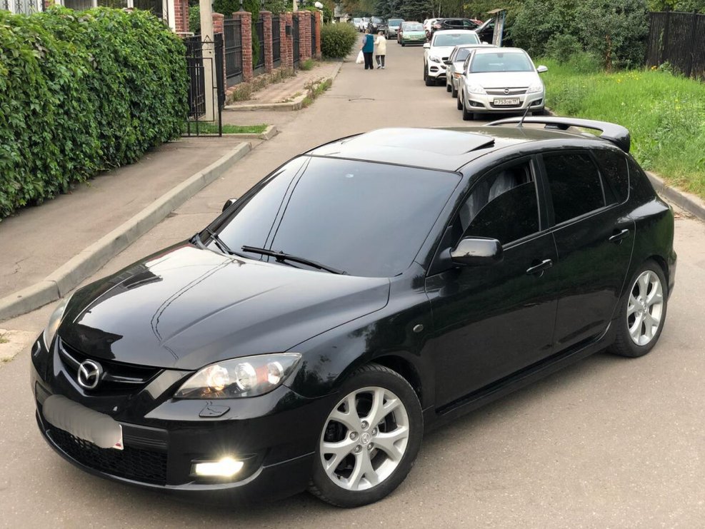 Мазда 3 2006 хэтчбек черная
