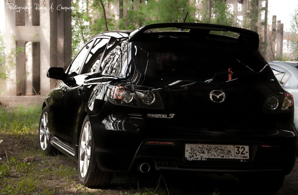 Mazda 3 2008 хэтчбек черная