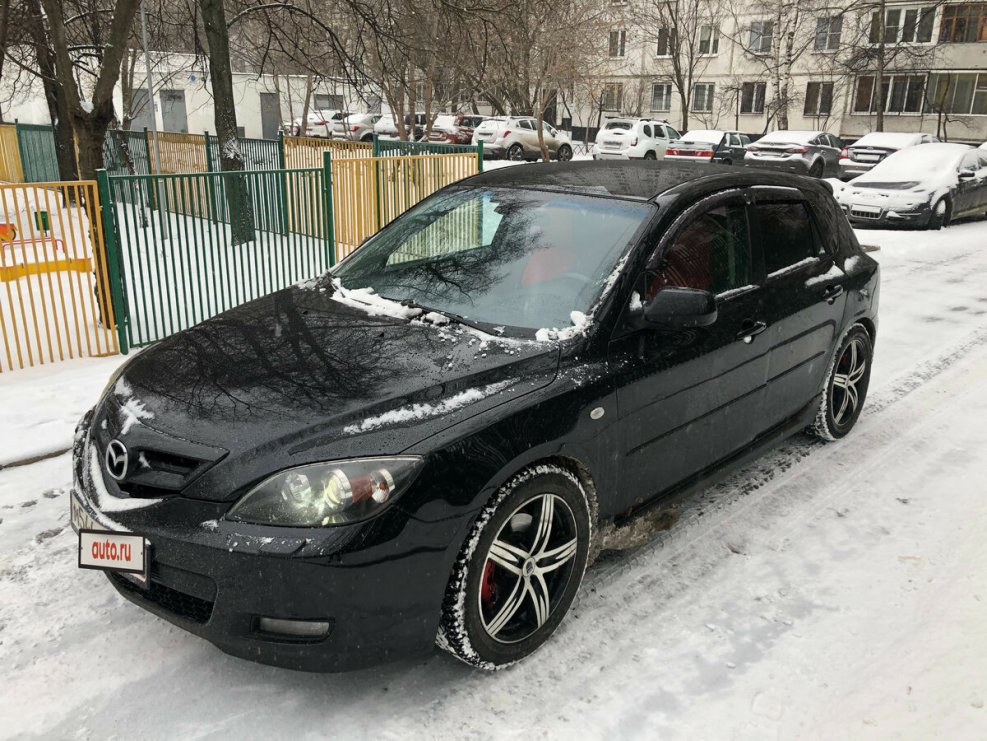 Мазда 3 хэтчбек 2008 черная