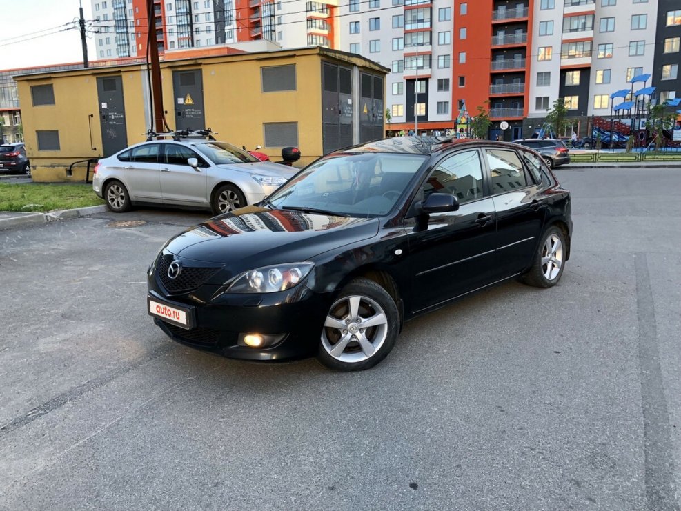 Mazda 3 BK хэтчбек черная