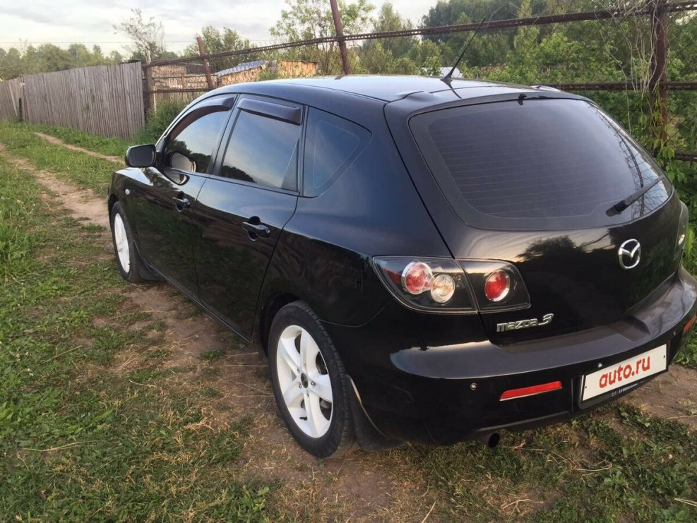 Мазда 3 2006 хэтчбек черная