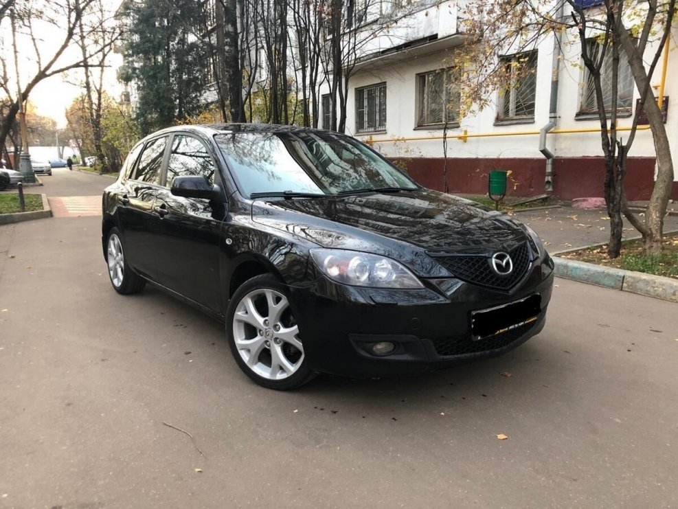 Мазда 3 2007 черная
