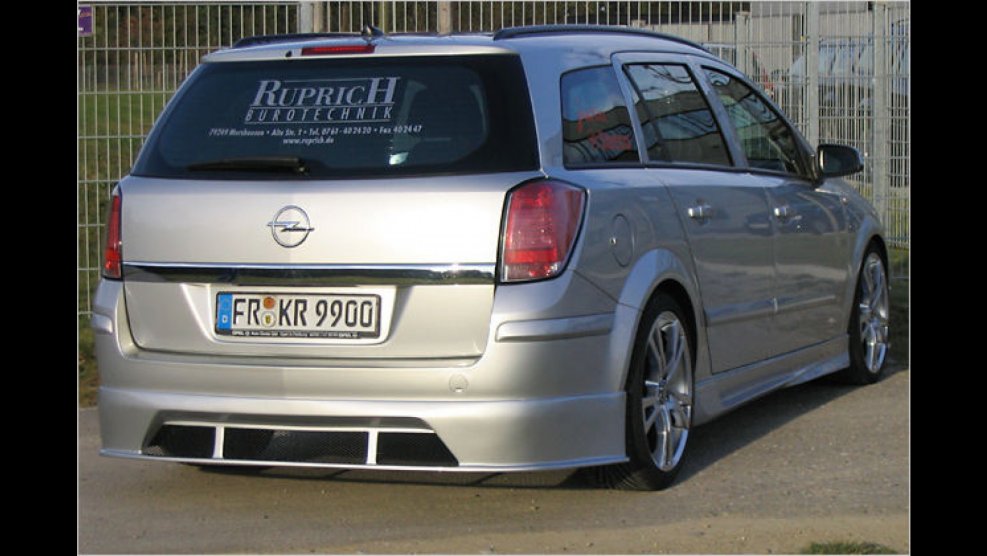 Astra h Caravan задний бампер
