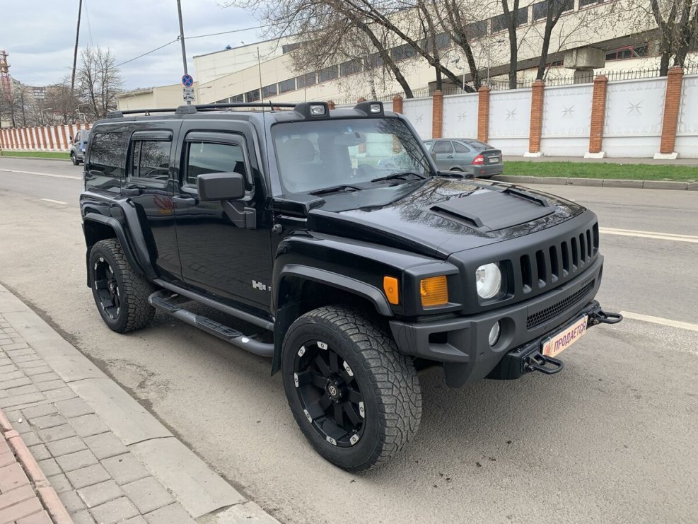 Hummer h3 черный