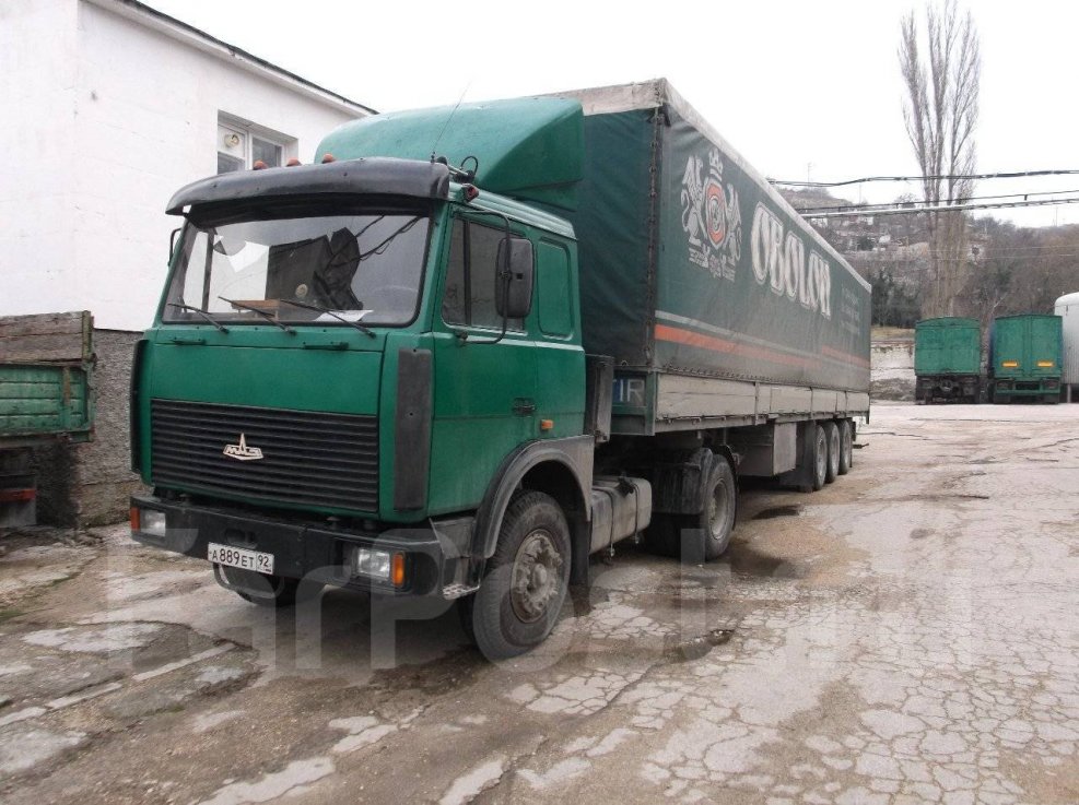 Тягач МАЗ-6422 С полуприцепом МАЗ-9397