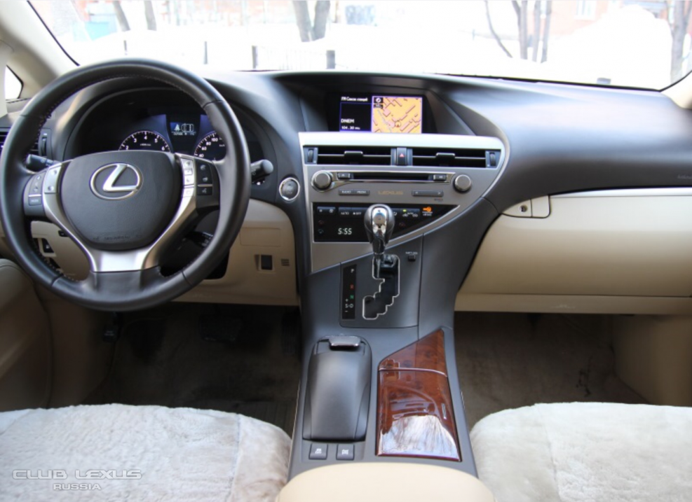 Лексус РХ 350 С белым салоном
