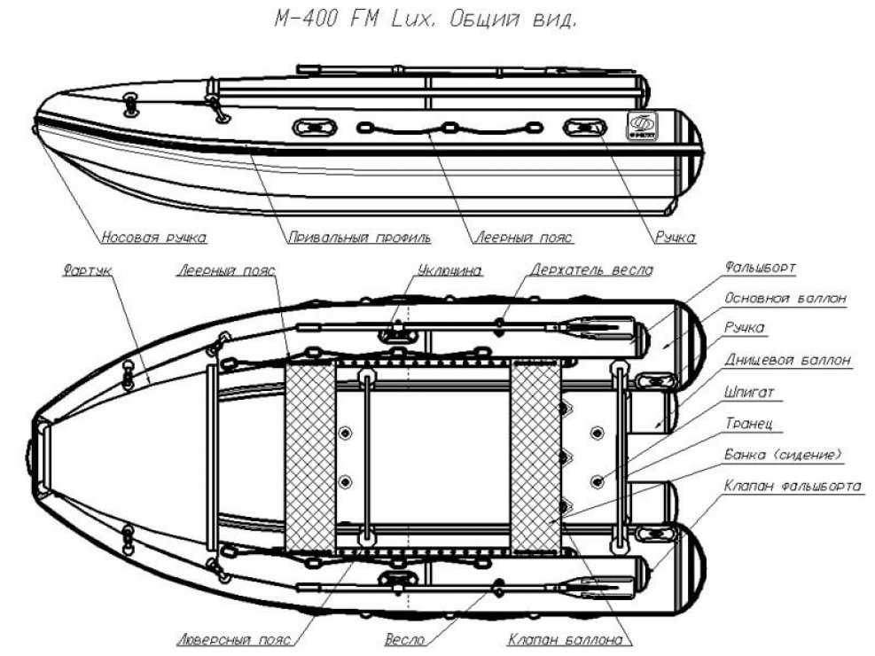 Фрегат 400 fm Lux