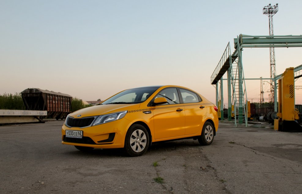 Kia Rio 2019 такси