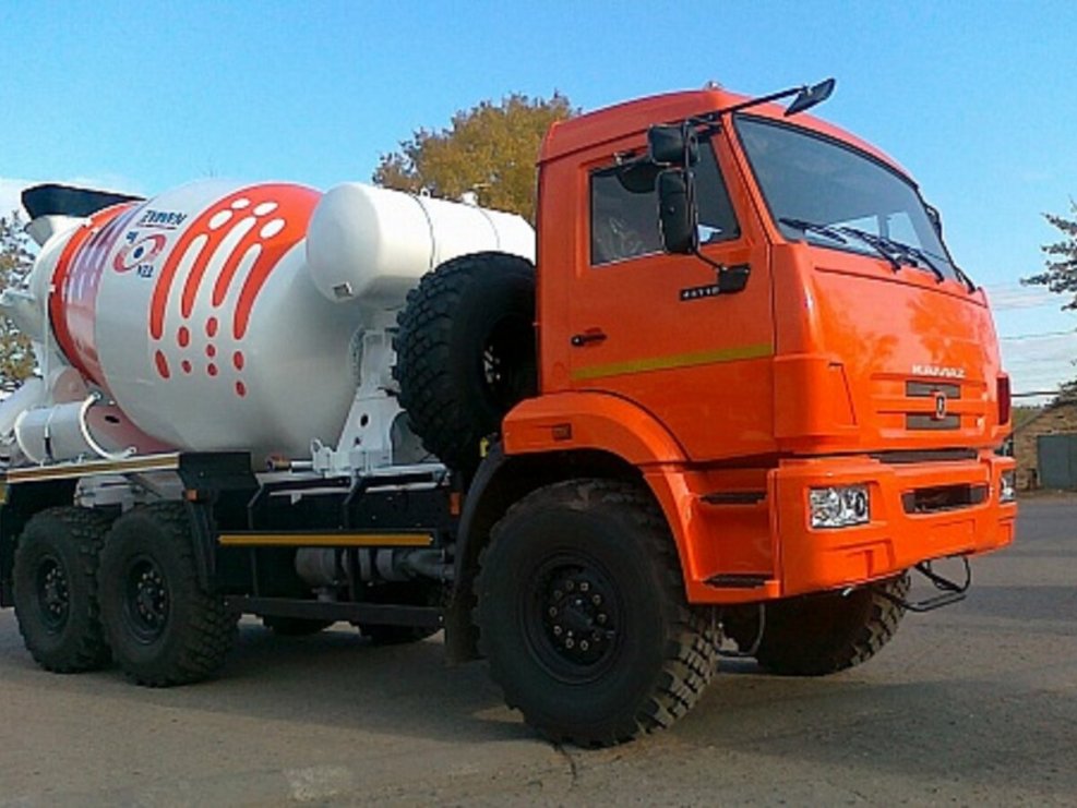 Автобетоносмеситель 5814t6 шасси КАМАЗ 43118-3027-50 6х6 6м3 евро-5