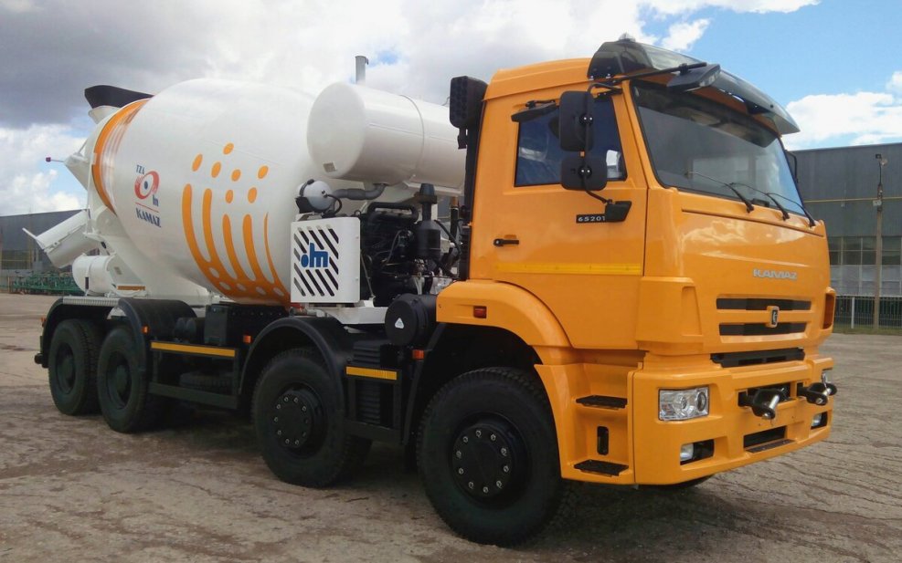 Автобетоносмеситель ТЗА 58140z (шасси КАМАЗ 65201 8х4)