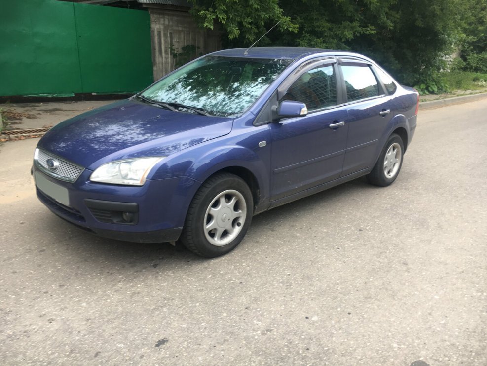 Ford Focus 2008 синяя