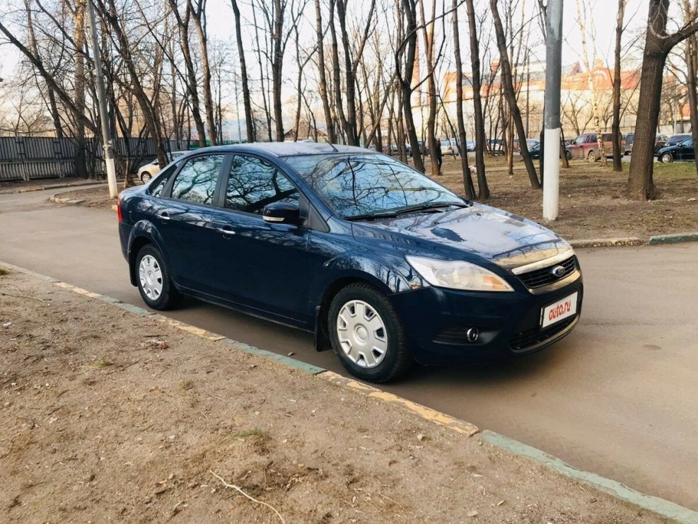 Форд фокус 2 Рестайлинг седан синий