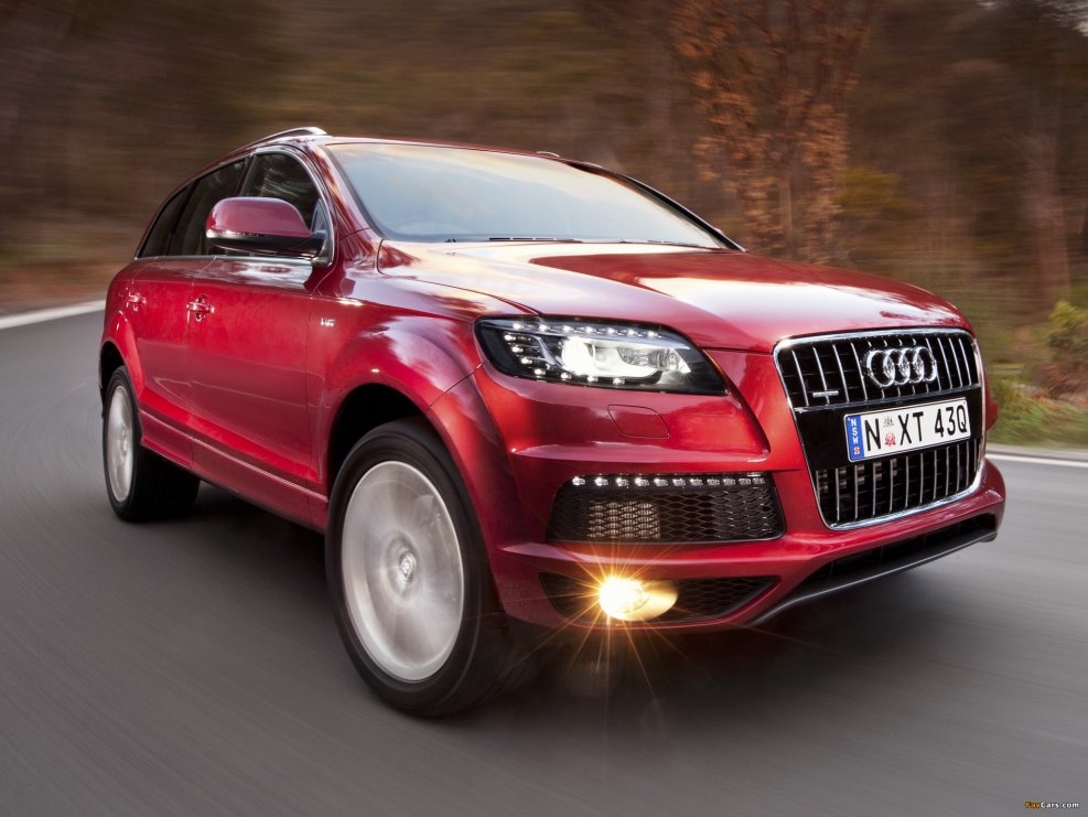 Ауди q7 красная