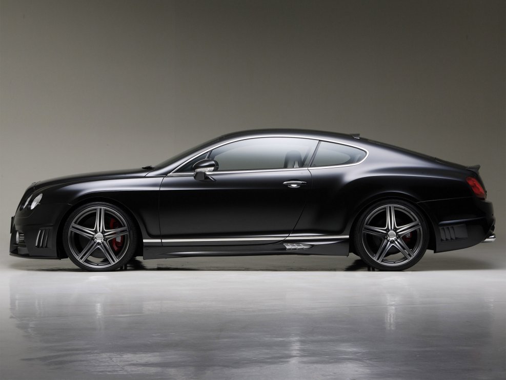 Bentley Continental gt 2008 Black Bison