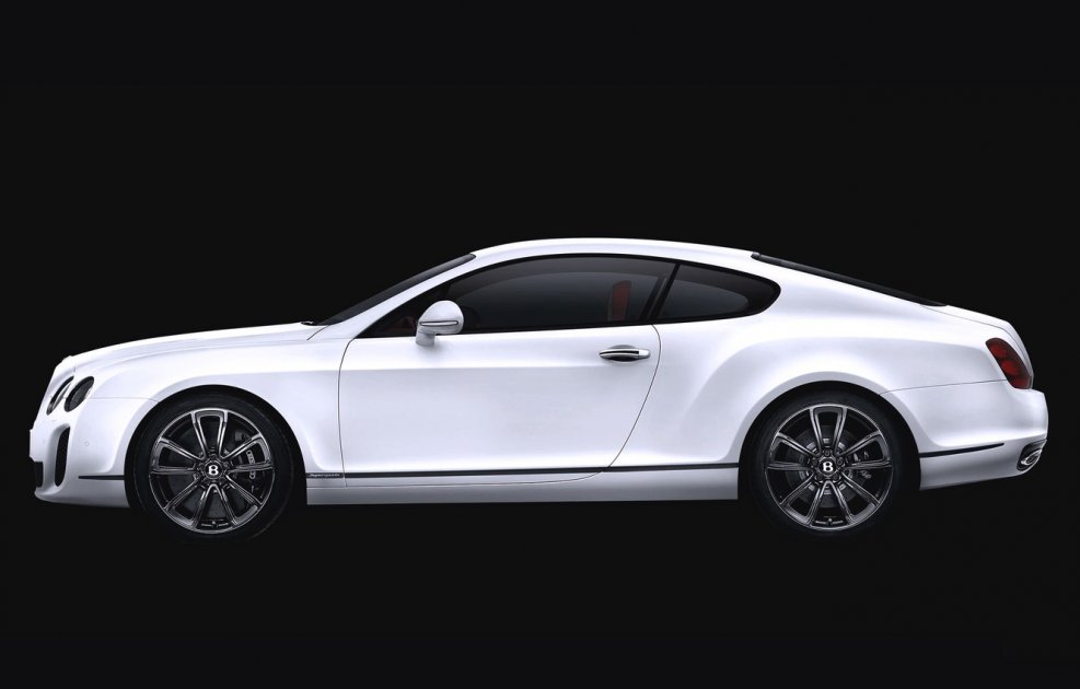 Bentley Continental Supersports золотой