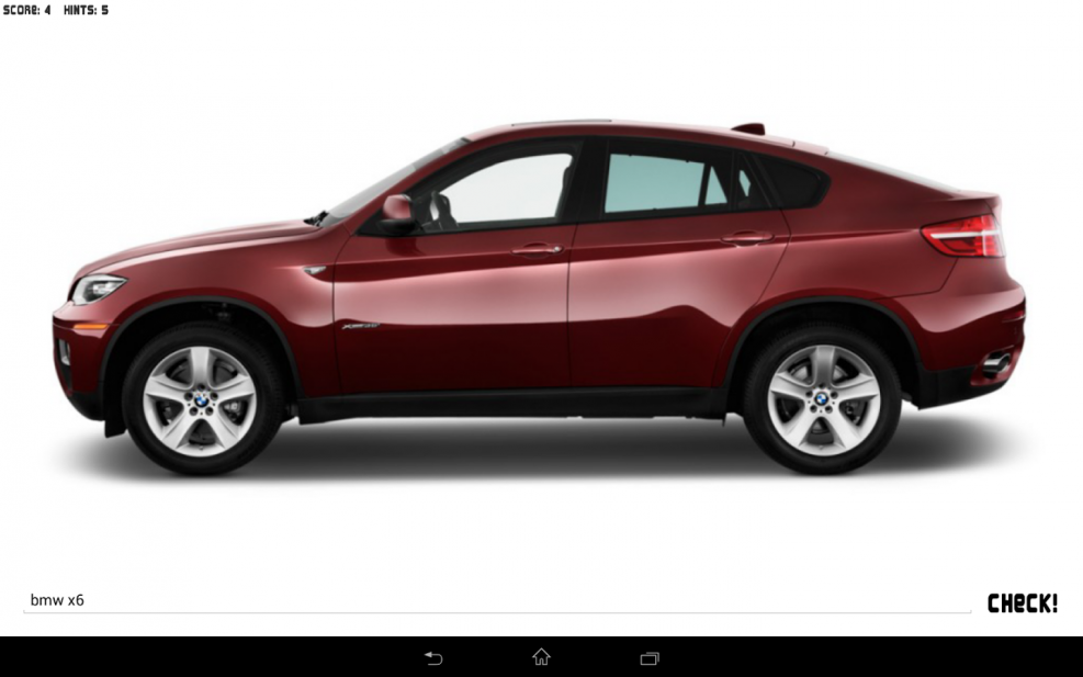 BMW x4 с боку