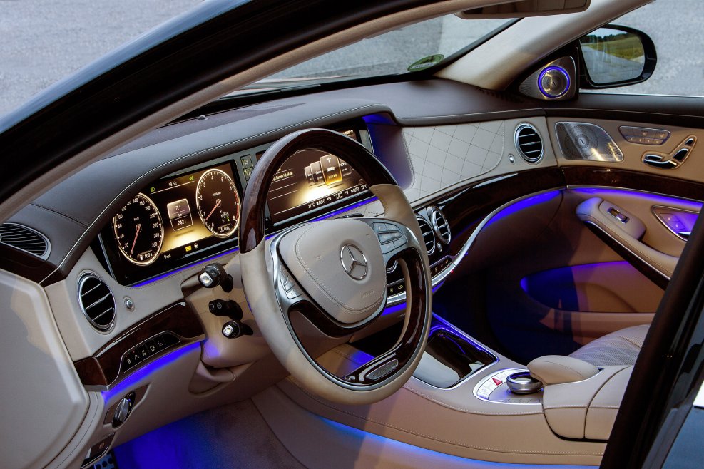 Mercedes Benz s class w222 салон