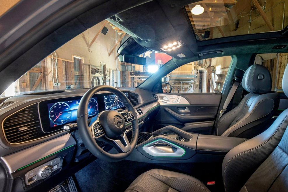 Мерседес GLE 400d салон