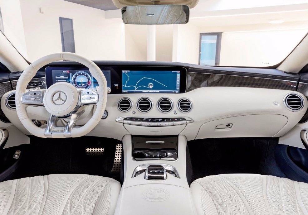 Мерседес Бенц s63 AMG Coupe салон