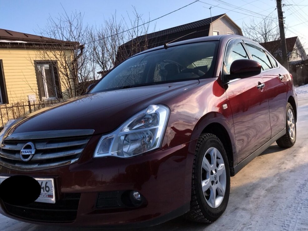 Nissan Almera 2013 черная