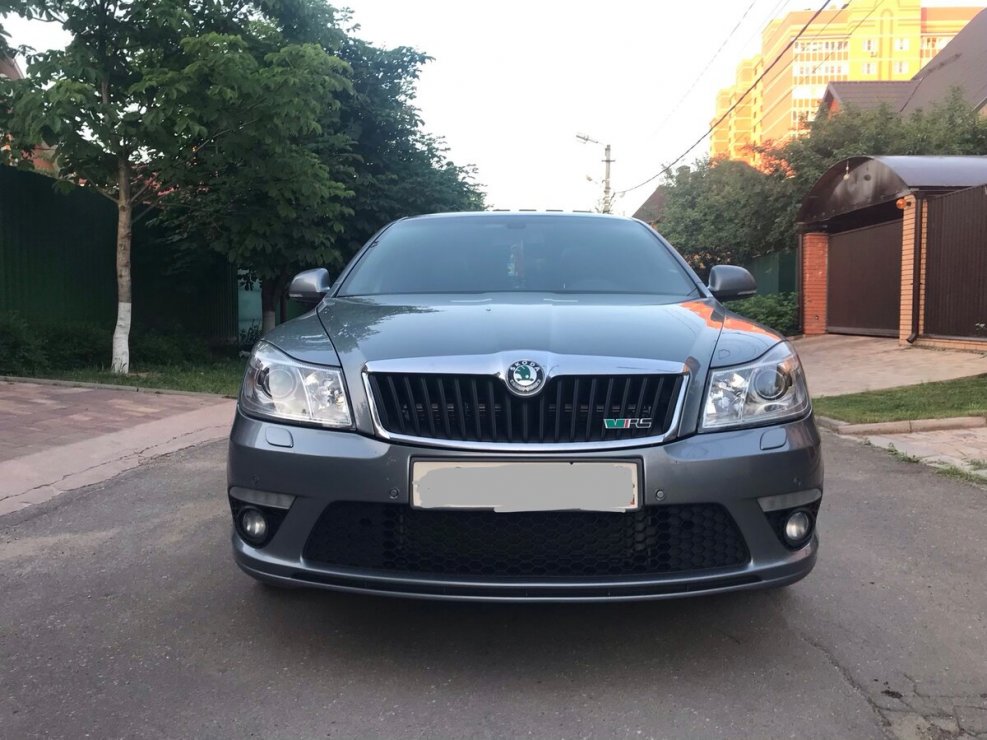 Шкода Октавия а5 РС зеленая